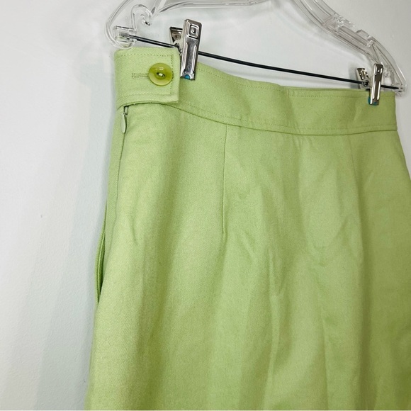 COS green wool pull on mini skirt size 8 - Picture 6 of 6
